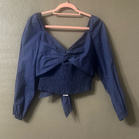 Anthropologie Tops - Anthropologie Sunday in Brooklyn Back Bow Tie Top Blouse SP NWT